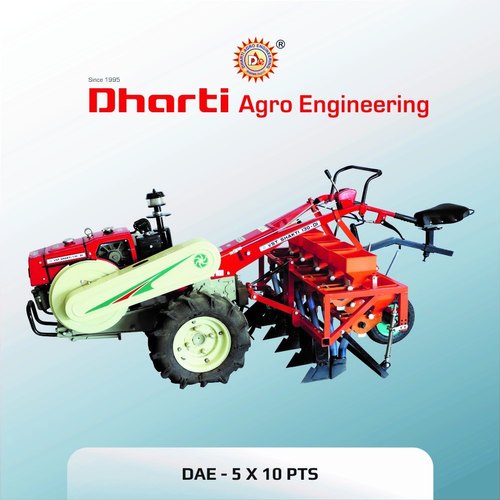 Dharti Power Tiller Operated Seed Cum Fertilizer Drill With Seat - 5 Raw